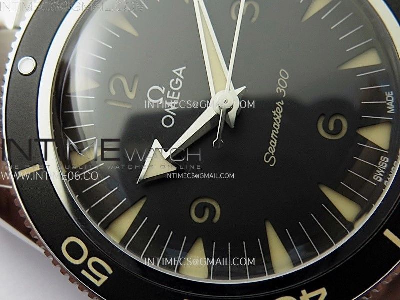 Seamaster 300 Master Spectre 234.30.41.21.01.001 SS VSF Best Edition Black Dial on Bracelet A8912